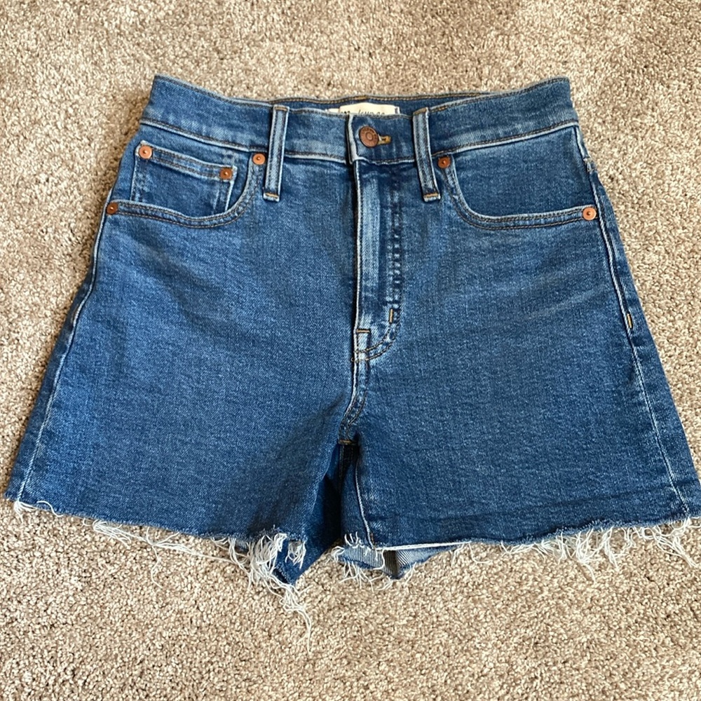 Madewell Classic Blue Jean Shorts size 24 EUC